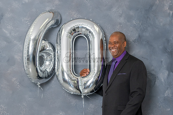Darron Cunningham 60th Birthday photo session in the studio in Whittier Ca by Gustavo Villarreal Photography, 323-633-8283, www.gvphotoandvideo.com