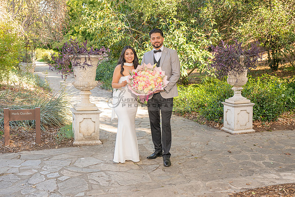 Erick and Yomira wedding, engagement photos at Los Angeles Arboretum & Botanic Garden in Arcadia Ca, images by Gustavo Villarreal Photography, 323-633-8283, www.gvphotoandvideo.com