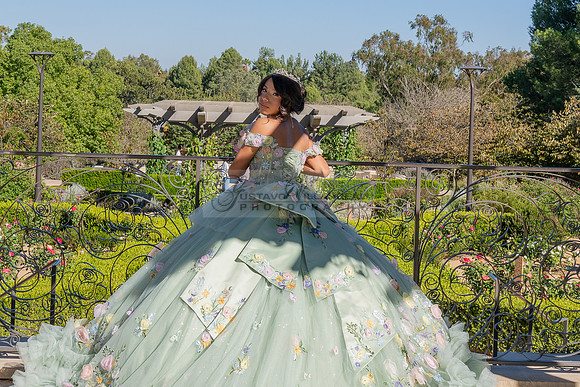 Emma Gutierrez quinceanera photo shoot, videos at South Coast Bo