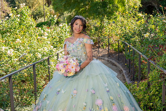 Emma Gutierrez quinceanera photo shoot, videos at South Coast Botanic Garden in Palos Verdes States Ca by Gustavo Villarreal Photography, 323-633-8283, www.gvphotoandvideo.com