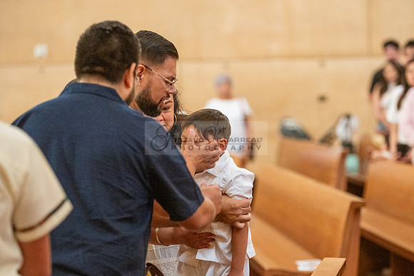 Baptism photographer, videographer at Cathedral of our Lady of Angeles in Los Angeles Ca. Gustavo Villarreal Photography, 323-633-8283, www.gvphotoandvideo.com