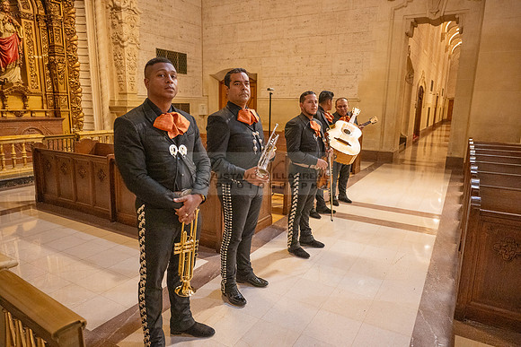 Gustavo and Lupe wedding ceremony at San Vincent Catholic Church