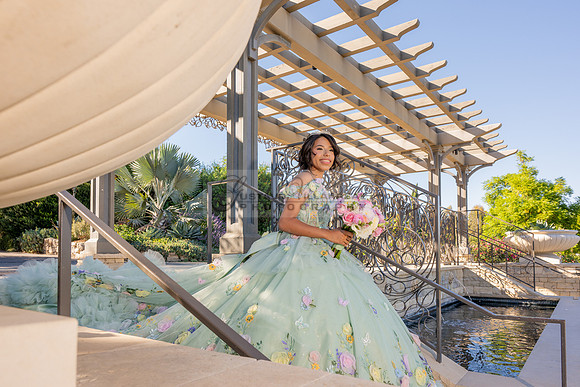 Emma Gutierrez quinceanera photo shoot, videos at South Coast Botanic Garden in Palos Verdes States Ca by Gustavo Villarreal Photography, 323-633-8283, www.gvphotoandvideo.com
