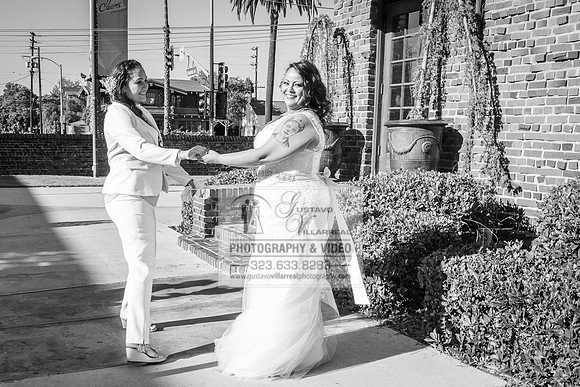 JENNIFER AND CYNTHIA glbt wedding photography and video at Long Beach Museum of Art in Long Beach Ca, www.gustavovillarreal.com, 323-633-8283