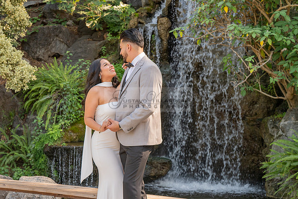 Erick and Yomira wedding, engagement photos at Los Angeles Arboretum & Botanic Garden in Arcadia Ca, images by Gustavo Villarreal Photography, 323-633-8283, www.gvphotoandvideo.com