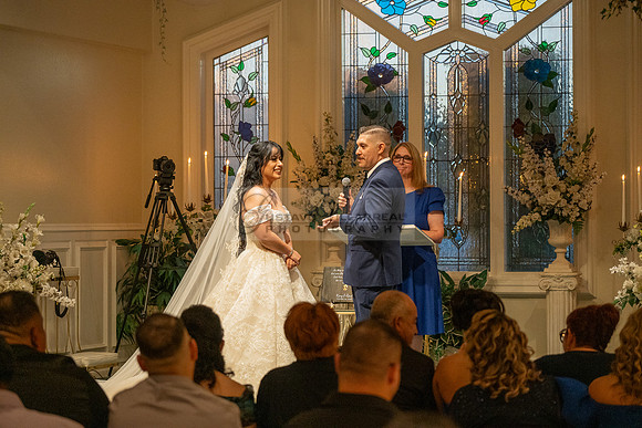 Karina and Raul Wedding celebration, ceremony, reception at The