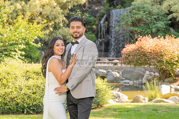 Erick and Yomira wedding, engagement photos at Los Angeles Arboretum & Botanic Garden in Arcadia Ca, images by Gustavo Villarreal Photography, 323-633-8283, www.gvphotoandvideo.com