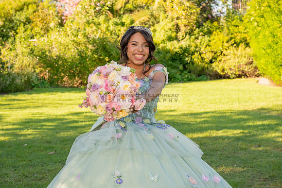 Emma Gutierrez quinceanera photo shoot, videos at South Coast Botanic Garden in Palos Verdes States Ca by Gustavo Villarreal Photography, 323-633-8283, www.gvphotoandvideo.com