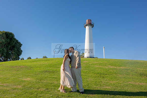 Christopher and Andrea engagement, wedding, photos at Lions Lighthouse in Long Beach California, photographs, images by Gustavo Villarreal photography, 323-633-8283, www.gvphotoandvideo.com
