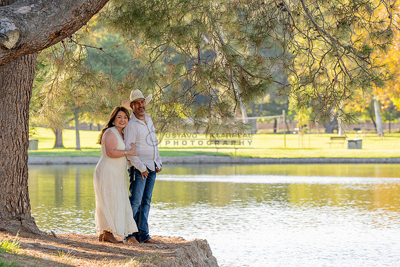 Angelica and Luis Engagement photos, weddings, family portraits at Yorba Regional Park in Anaheim California by Gustavo Villarreal Photography, videographer, 323-633-8283, www.gvphotoandvideo.com