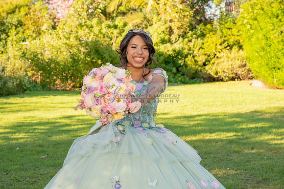 Emma Gutierrez quinceanera photo shoot, videos at South Coast Botanic Garden in Palos Verdes States Ca by Gustavo Villarreal Photography, 323-633-8283, www.gvphotoandvideo.com