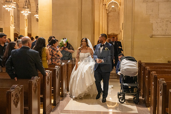 Gustavo and Lupe wedding ceremony at San Vincent Catholic Church