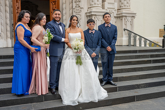 Gustavo and Lupe wedding ceremony at San Vincent Catholic Church