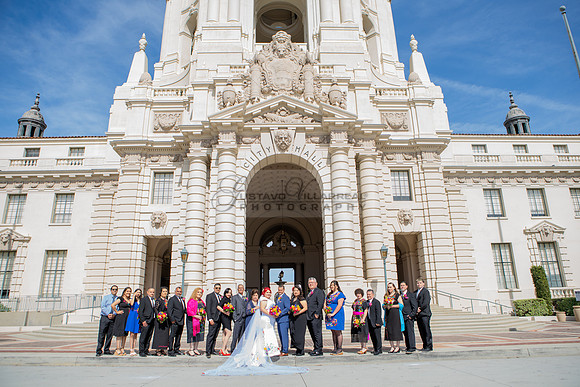 Reyna and Rene wedding celebration, reception, photographer, videographer at Pasadena city hall in Pasadena Ca, Gustavo Villarreal Photography, 323-633-8283, www.gvphotoandvideo.com