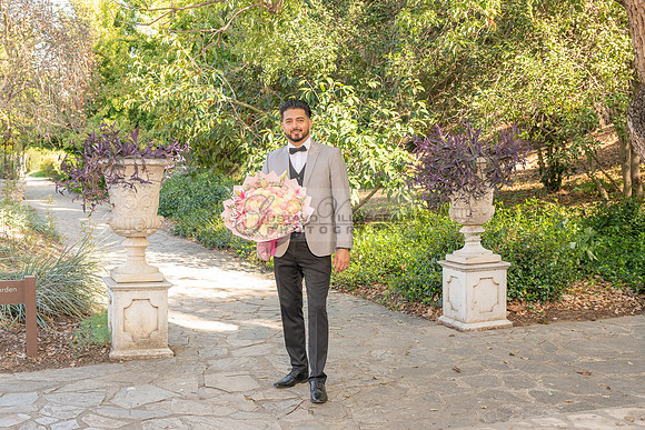 Erick and Yomira wedding, engagement photos at Los Angeles Arboretum & Botanic Garden in Arcadia Ca, images by Gustavo Villarreal Photography, 323-633-8283, www.gvphotoandvideo.com