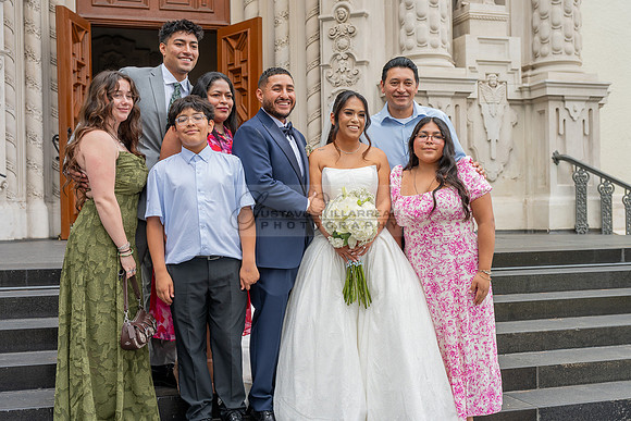 Gustavo and Lupe wedding ceremony at San Vincent Catholic Church