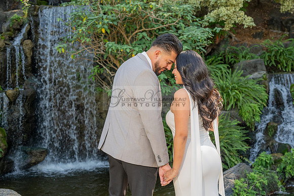 Erick and Yomira wedding, engagement photos at Los Angeles Arboretum & Botanic Garden in Arcadia Ca, images by Gustavo Villarreal Photography, 323-633-8283, www.gvphotoandvideo.com