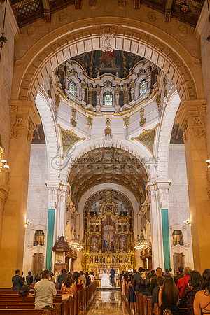 Gustavo and Lupe wedding ceremony at San Vincent Catholic Church