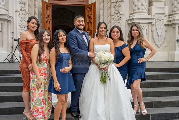 Gustavo and Lupe wedding ceremony at San Vincent Catholic Church