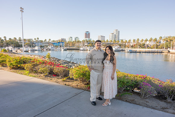 Christopher and Andrea engagement, wedding, photos at Lions Lighthouse in Long Beach California, photographs, images by Gustavo Villarreal photography, 323-633-8283, www.gvphotoandvideo.com