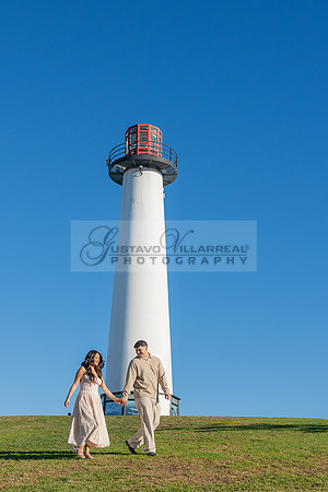 Christopher and Andrea engagement, wedding, photos at Lions Lighthouse in Long Beach California, photographs, images by Gustavo Villarreal photography, 323-633-8283, www.gvphotoandvideo.com