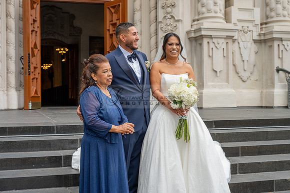 Gustavo and Lupe wedding ceremony at San Vincent Catholic Church