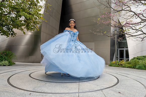 Ximena Citlali quinceanera photoshoot at Walt Disney Concert Hall in Los Angeles Ca. #quinceaneras, #gvphotoandvideo 323-633-8283