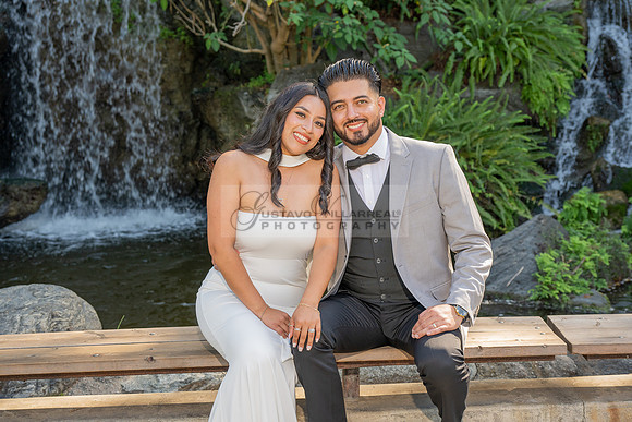 Erick and Yomira wedding, engagement photos at Los Angeles Arboretum & Botanic Garden in Arcadia Ca, images by Gustavo Villarreal Photography, 323-633-8283, www.gvphotoandvideo.com