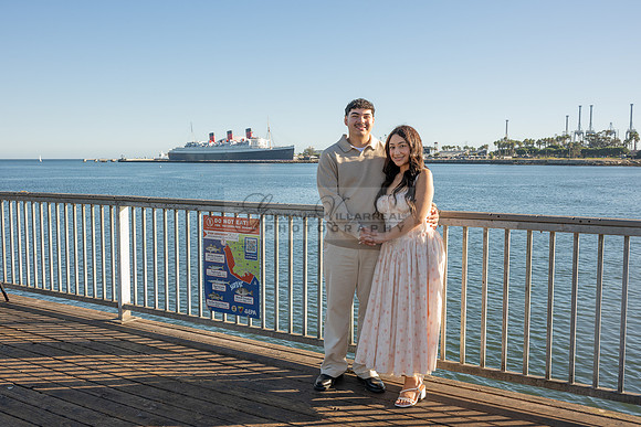 Christopher and Andrea engagement, wedding, photos at Lions Lighthouse in Long Beach California, photographs, images by Gustavo Villarreal photography, 323-633-8283, www.gvphotoandvideo.com