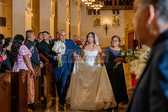 Gustavo and Lupe wedding ceremony at San Vincent Catholic Church