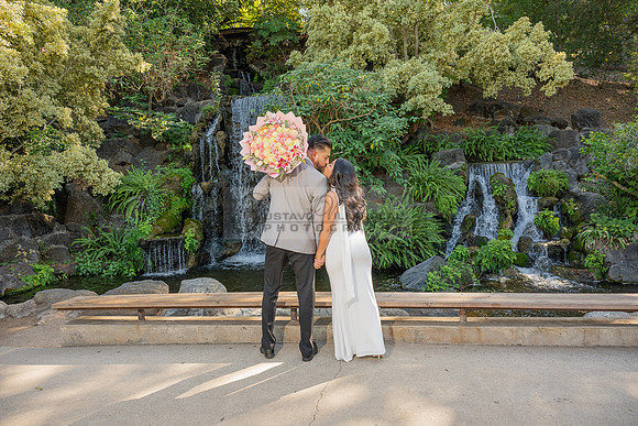 Erick and Yomira wedding, engagement photos at Los Angeles Arboretum & Botanic Garden in Arcadia Ca, images by Gustavo Villarreal Photography, 323-633-8283, www.gvphotoandvideo.com