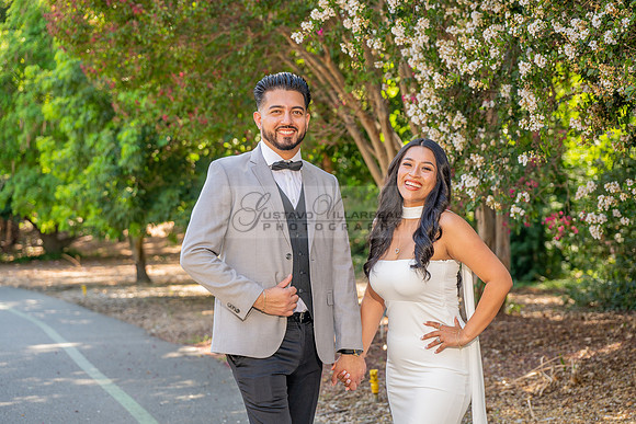 Erick and Yomira wedding, engagement photos at Los Angeles Arboretum & Botanic Garden in Arcadia Ca, images by Gustavo Villarreal Photography, 323-633-8283, www.gvphotoandvideo.com