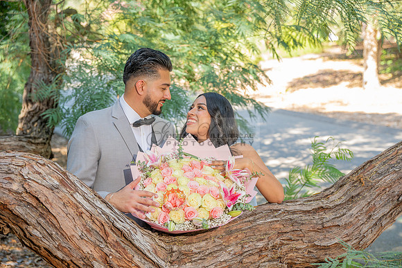 Erick and Yomira wedding, engagement photos at Los Angeles Arboretum & Botanic Garden in Arcadia Ca, images by Gustavo Villarreal Photography, 323-633-8283, www.gvphotoandvideo.com