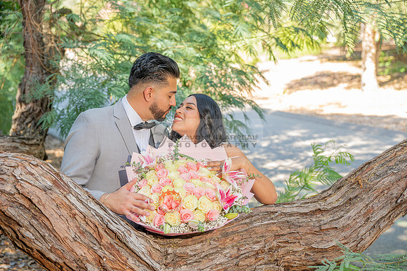 Erick and Yomira wedding, engagement photos at Los Angeles Arboretum & Botanic Garden in Arcadia Ca, images by Gustavo Villarreal Photography, 323-633-8283, www.gvphotoandvideo.com
