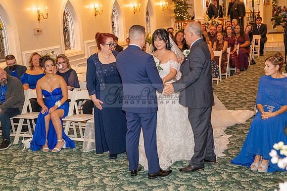 Karina and Raul Wedding celebration, ceremony, reception at The