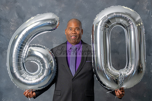 Darron Cunningham 60th Birthday photo session in the studio in Whittier Ca by Gustavo Villarreal Photography, 323-633-8283, www.gvphotoandvideo.com