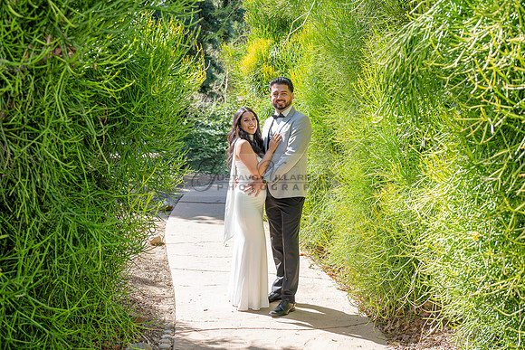 Erick and Yomira wedding, engagement photos at Los Angeles Arbor