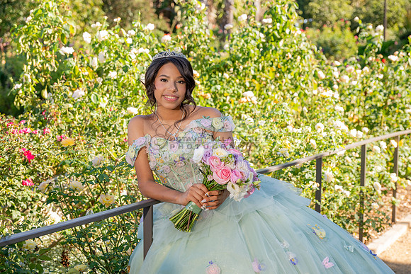 Emma Gutierrez quinceanera photo shoot, videos at South Coast Botanic Garden in Palos Verdes States Ca by Gustavo Villarreal Photography, 323-633-8283, www.gvphotoandvideo.com