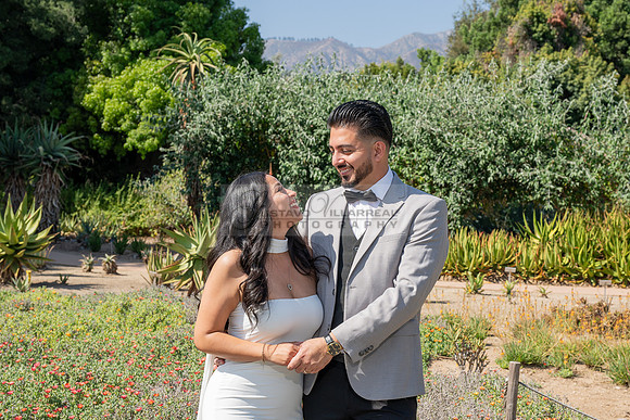 Erick and Yomira wedding, engagement photos at Los Angeles Arbor