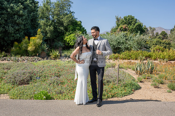 Erick and Yomira wedding, engagement photos at Los Angeles Arbor