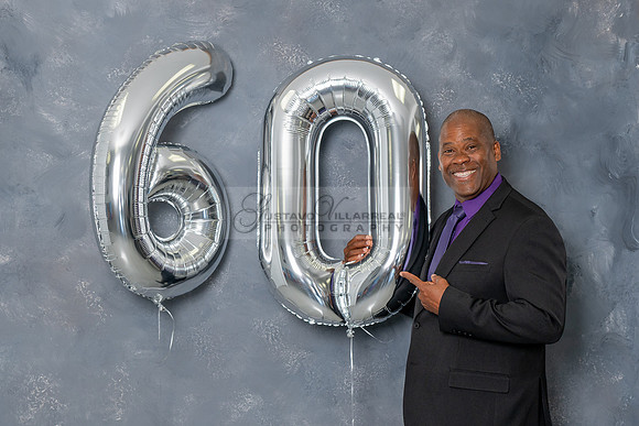 Darron Cunningham 60th Birthday photo session in the studio in Whittier Ca by Gustavo Villarreal Photography, 323-633-8283, www.gvphotoandvideo.com