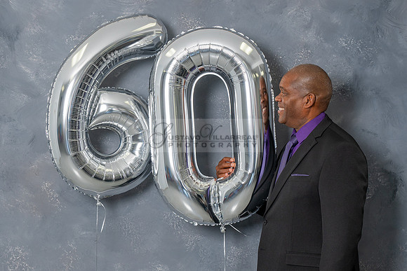 Darron Cunningham 60th Birthday photo session in the studio in Whittier Ca by Gustavo Villarreal Photography, 323-633-8283, www.gvphotoandvideo.com
