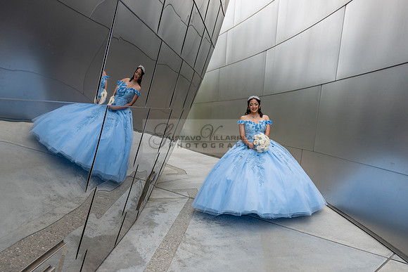 Ximena Citlali quinceanera photoshoot at Walt Disney Concert Hall in Los Angeles Ca. #quinceaneras, #gvphotoandvideo 323-633-8283