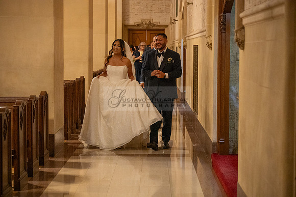 Gustavo and Lupe wedding ceremony at San Vincent Catholic Church