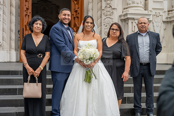 Gustavo and Lupe wedding ceremony at San Vincent Catholic Church