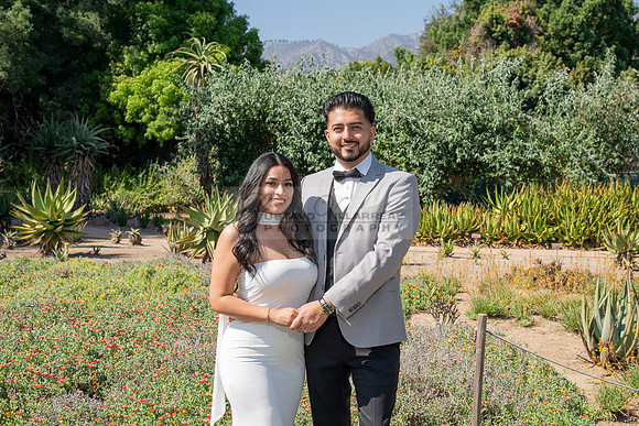 Erick and Yomira wedding, engagement photos at Los Angeles Arbor