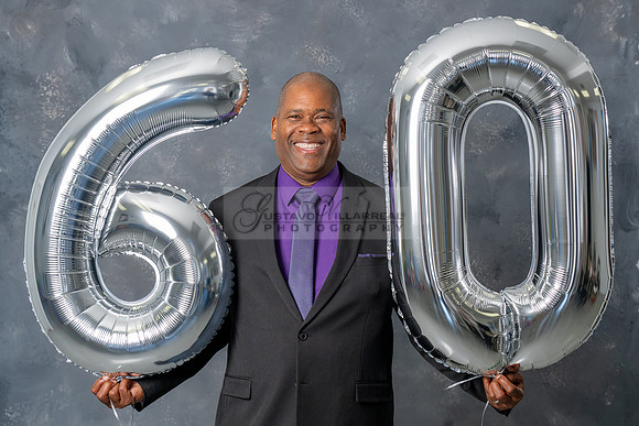 Darron Cunningham 60th Birthday photo session in the studio in Whittier Ca by Gustavo Villarreal Photography, 323-633-8283, www.gvphotoandvideo.com