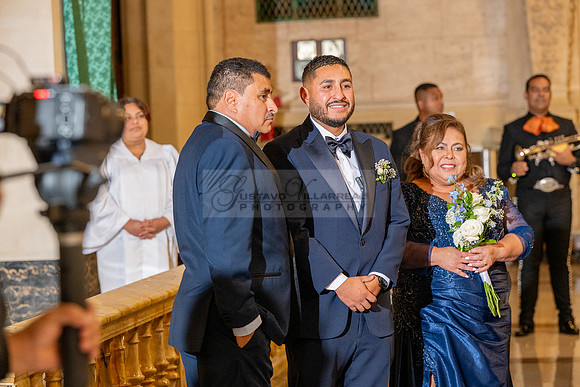 Gustavo and Lupe wedding ceremony at San Vincent Catholic Church