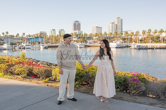 Christopher and Andrea engagement, wedding, photos at Lions Lighthouse in Long Beach California, photographs, images by Gustavo Villarreal photography, 323-633-8283, www.gvphotoandvideo.com