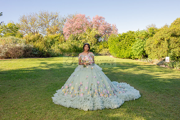 Emma Gutierrez quinceanera photo shoot, videos at South Coast Botanic Garden in Palos Verdes States Ca by Gustavo Villarreal Photography, 323-633-8283, www.gvphotoandvideo.com